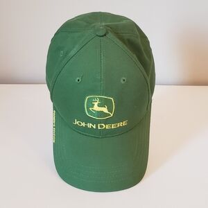 John Deere Owners Edition Hat Cap Green Yellow Adjustable Cotton